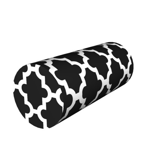 Poduszka rehabilitacyjna wałek Maroco Night Ø15x40 cm - welur, pianka memory foam, do podparcia karku i pleców, Bertoni