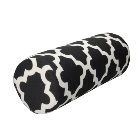 Poduszka rehabilitacyjna wałek Maroco Night Ø15x40 cm - welur, pianka memory foam, do podparcia karku i pleców, Bertoni