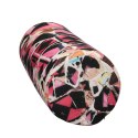 Poduszka rehabilitacyjna wałek Merida Ø15x40 cm - welur, pianka memory foam, do podparcia karku i pleców, Bertoni