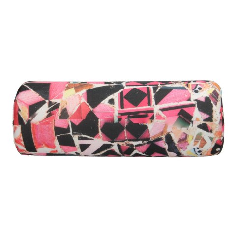 Poduszka rehabilitacyjna wałek Merida Ø15x40 cm - welur, pianka memory foam, do podparcia karku i pleców, Bertoni