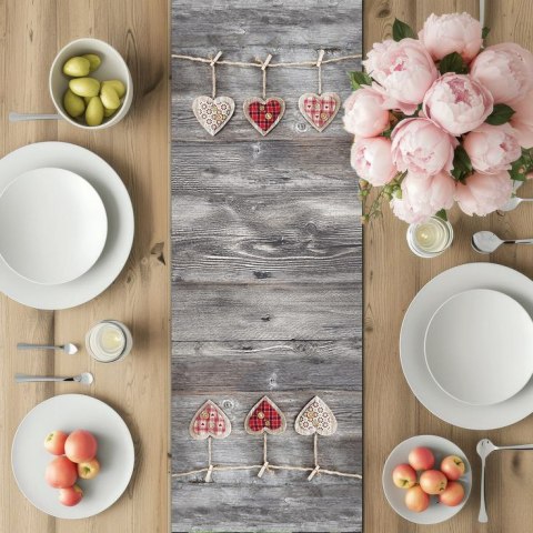 Bieżnik na stół HEARTS 115x40 cm