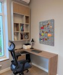 Organizer ścienny z filcu Bertoni Joker 45×65 cm - antracyt, 8 kieszeni, nadruk HD, dekoracyjny i praktyczny