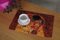 Podkładka prostokątna na stół 29×42 cm, wzór Pocałunek - ekologiczny filc, pranie 40 °C, Bertoni
