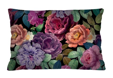 Poduszka dekoracyjna Elegance Print Enigma 40×60 cm - Welurowa, Dwustronny Nadruk, Zamek, Antyalergiczny Wkład, Produkt Premium