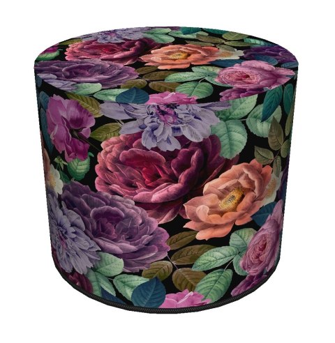 Pufa Codura Wodoodporna do Domu i Ogrodu - wzór Enigma, Elegancka, Wygodna, Stabilna, Zamek Błyskawiczny, 40 cm, Bertoni