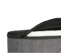 Pufa Codura Wodoodporna do Domu i Ogrodu - wzór Warkocz, Elegancka, Wygodna, Stabilna, Zamek Błyskawiczny, 40 cm, Bertoni