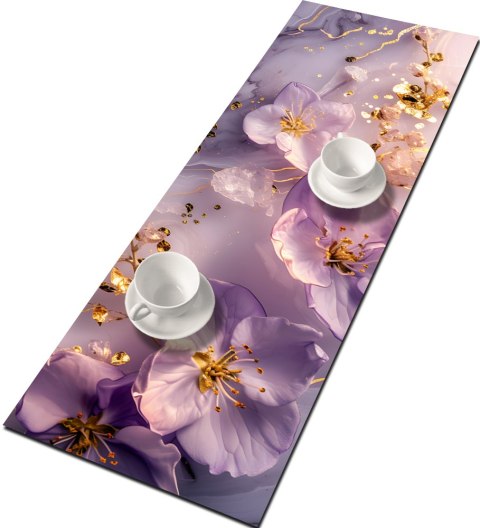 Bieżnik na stół Layla 95×33 cm - ekologiczny filc, ochrona stołu, dekoracyjny wzór, Bertoni