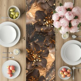 Bieżnik na stół Pearl Flower 115x40 cm - ekologiczny filc, ochrona stołu, dekoracyjny wzór, Bertoni