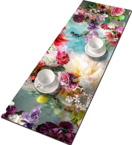 Bieżnik na stół Wild Meadow 115x40 cm - ekologiczny filc, ochrona stołu, dekoracyjny wzór, Bertoni
