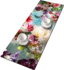 Bieżnik na stół Wild Meadow 95×33 cm - ekologiczny filc, ochrona stołu, dekoracyjny wzór, Bertoni