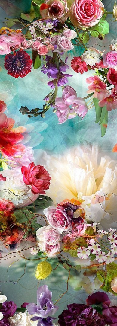 Bieżnik na stół Wild Meadow 95×33 cm - ekologiczny filc, ochrona stołu, dekoracyjny wzór, Bertoni