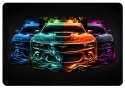 Podkładka na biurko 50×70 cm, wzór Dream Cars - ekologiczny filc, nadruk HD, ochrona blatu, do biura i pokoju - Bertoni