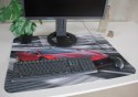 Podkładka na biurko 50×70 cm, wzór Ferrari - ekologiczny filc, nadruk HD, ochrona blatu, do biura i pokoju - Bertoni