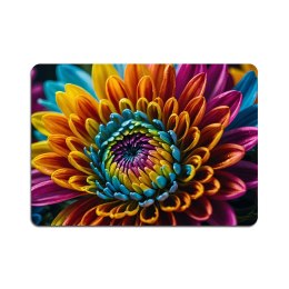 Podkładka na biurko 50×70 cm, wzór Open Flower - ekologiczny filc, nadruk HD, ochrona blatu, do biura i pokoju - Bertoni