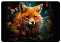 Podkładka prostokątna na stół 29×42 cm, wzór Fox - ekologiczny filc, pranie 40 °C, Bertoni
