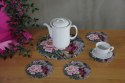 Zestaw podkładek na stół okrągłych 1+4 - IKEBANA