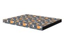 Legowisko materac dla psa XXL 110×80×5 cm - pianka, wodoodporny pokrowiec, nadruk „Grey Dogs", Bertoni