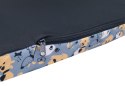 Legowisko materac dla psa XXL 110×80×5 cm - pianka, wodoodporny pokrowiec, nadruk „Grey Dogs", Bertoni