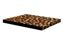 Legowisko materac dla psa XXL 110×80×5 cm - pianka, wodoodporny pokrowiec, nadruk „Panterka", Bertoni