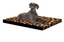 Legowisko materac dla psa XXL 110×80×5 cm - pianka, wodoodporny pokrowiec, nadruk „Panterka", Bertoni