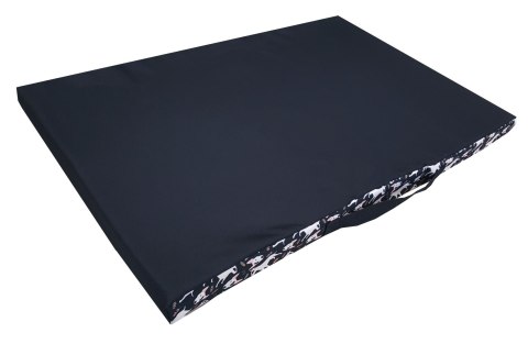 Materac ortopedyczny dla psa ORTO XXL 110×80×7 cm - nadruk Bullteriers, pianka memory, wodoodporny pokrowiec, Bertoni