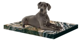 Materac ortopedyczny dla psa ORTO XXL 110×80×7 cm - nadruk Montana, pianka memory, wodoodporny pokrowiec, Bertoni