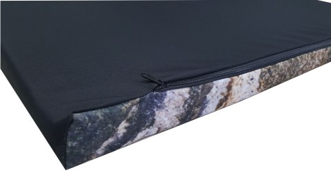 Materac ortopedyczny dla psa ORTO XXL 110×80×7 cm - nadruk Montana, pianka memory, wodoodporny pokrowiec, Bertoni