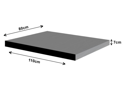 Materac ortopedyczny dla psa ORTO XXL 110×80×7 cm - nadruk Montana, pianka memory, wodoodporny pokrowiec, Bertoni