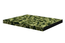 Materac ortopedyczny dla psa ORTO XXL 110×80×7 cm - nadruk Moro, pianka memory, wodoodporny pokrowiec, Bertoni