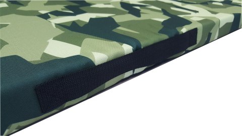 Materac ortopedyczny dla psa ORTO XXL 110×80×7 cm - nadruk Moro, pianka memory, wodoodporny pokrowiec, Bertoni