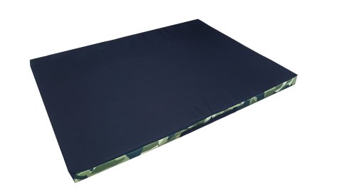 Materac ortopedyczny dla psa ORTO XXL 110×80×7 cm - nadruk Moro, pianka memory, wodoodporny pokrowiec, Bertoni