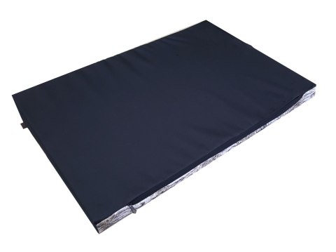 Materac ortopedyczny dla psa ORTO XL 80×55×7 cm - nadruk Brzoza, pianka memory, wodoodporny pokrowiec, Bertoni