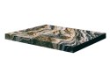 Materac ortopedyczny dla psa ORTO XL 80×55×7 cm - nadruk Montana, pianka memory, wodoodporny pokrowiec, Bertoni