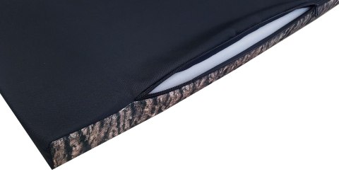 Materac ortopedyczny dla psa ORTO XL 80×55×7 cm - nadruk Robina, pianka memory, wodoodporny pokrowiec, Bertoni