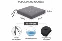 Poduszka ogrodowa na krzesło TIP 40x40 - ROBINA, wodoodporna, zdejmowany pokrowiec