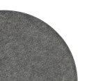 Pufa dekoracyjna, Bertoni, nadruk Szara - okrągła pufa do salonu, przedpokoju, walec 40cm, elegancka, zamek błyskawiczny, możliw