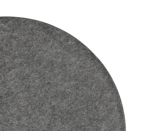 Pufa dekoracyjna, Bertoni, nadruk Szara - okrągła pufa do salonu, przedpokoju, walec 40cm, elegancka, zamek błyskawiczny, możliw