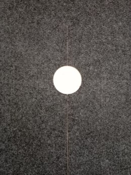 Krążek filcowy zabezpieczający przed chwastami ściółkowanie grafit fi 40 cm