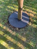 Krążek filcowy zabezpieczający przed chwastami ściółkowanie grafit fi 40 cm
