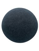 Podkładka filcowa na stół Koło fi 38cm - antracytowa, dekoracyjna, odporna na ciepło, Bertoni