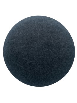 Podkładka filcowa na stół Koło fi 38cm - antracytowa, dekoracyjna, odporna na ciepło, Bertoni
