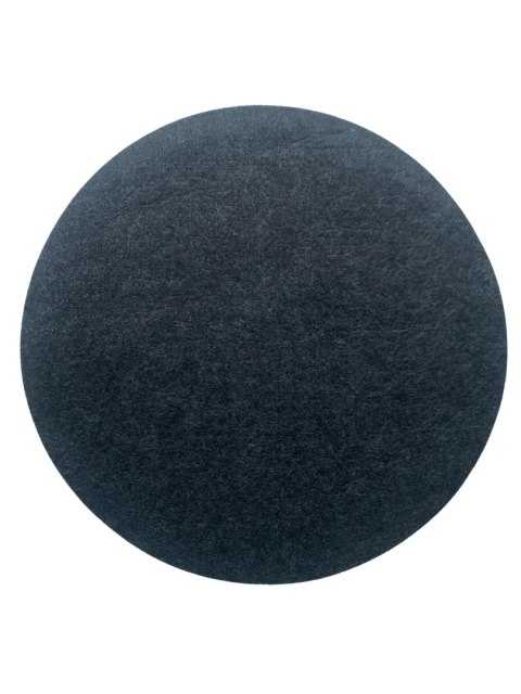 Podkładka filcowa na stół Koło fi 38cm - antracytowa, dekoracyjna, odporna na ciepło, Bertoni