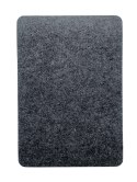 Podkładka filcowa na stół Prostokąt 42x29 cm - antracytowa, dekoracyjna, odporna na ciepło, Bertoni