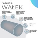 Poduszka Wałek z pianki memory - PANTERKA LAMPARCIA - Ø25x60 cm