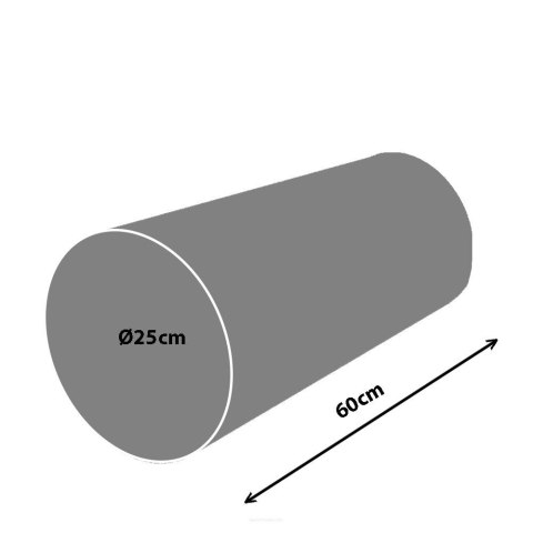 Poduszka Wałek z pianki memory - PANTERKA LAMPARCIA - Ø25x60 cm