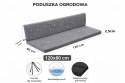 Poduszka ogrodowa wodoodporna na ławkę huśtawkę BERTONI Drewno 120x40+40, zdejmowany pokrowiec