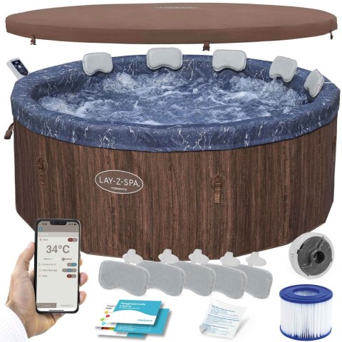 Dmuchane SPA Lay-Z Toronto 7 osobowe hydromasaż WiFi Bestway 6001W Bestway