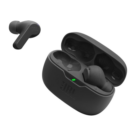 Słuchawki bezprzewodowe dokanałowe JBL Wave Beam Bluetooth 5.2 IP54 IPX2 - czarne