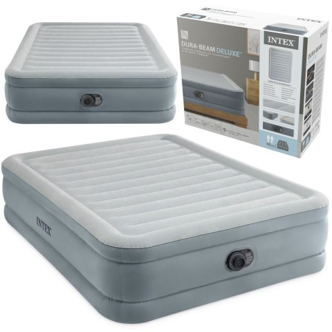 Materac dmuchany 203x152x46 cm z wbudowaną pompką elektryczną INTEX 64824ND INTEX