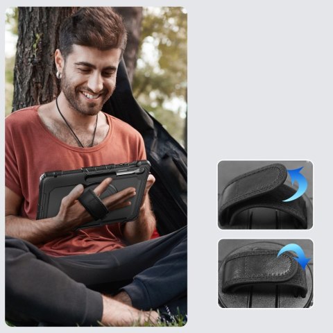 Etui pokrowiec na Samsung Galaxy Tab S10 FE+ Solid - czarne